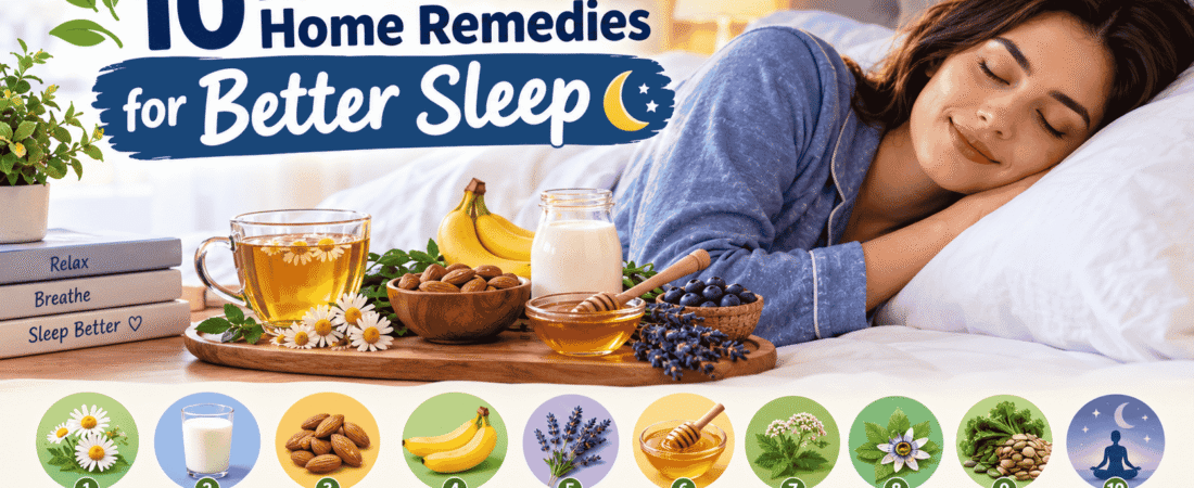 10 Natural Home Remedies for Better Sleep