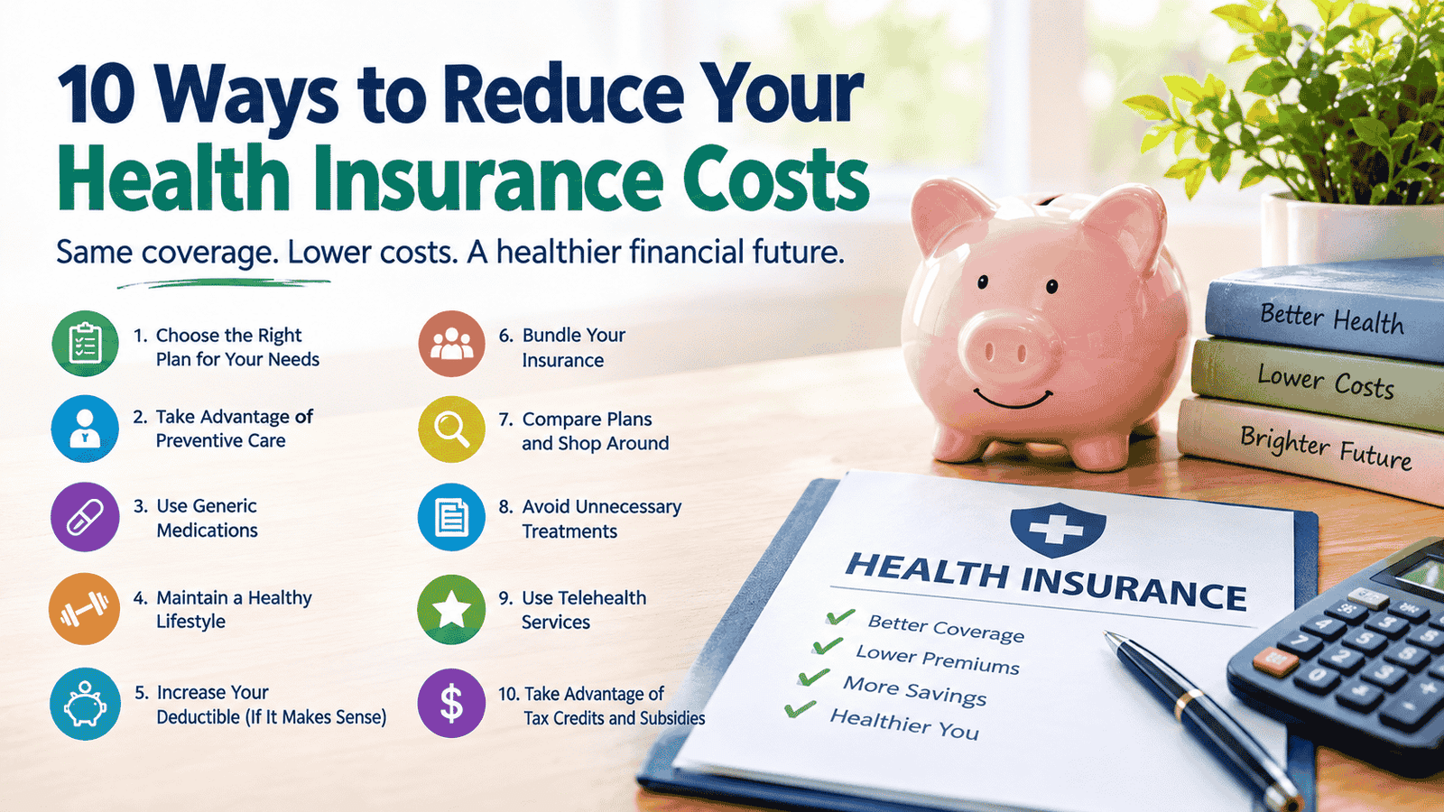 10 Ways to Reduce Your Health Insurance Costs